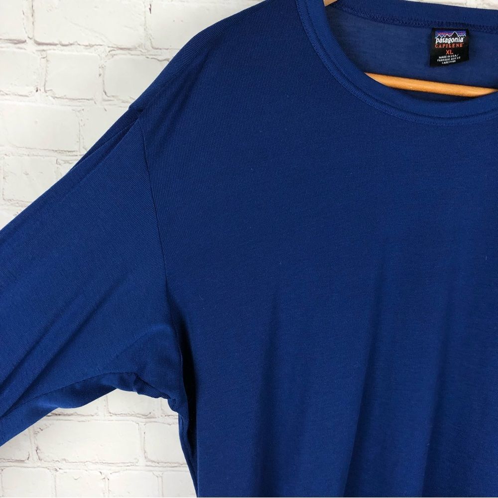 Patagonia Capilene Dark Blue Base Layer Men's Sz XL - Picture 4 of 8